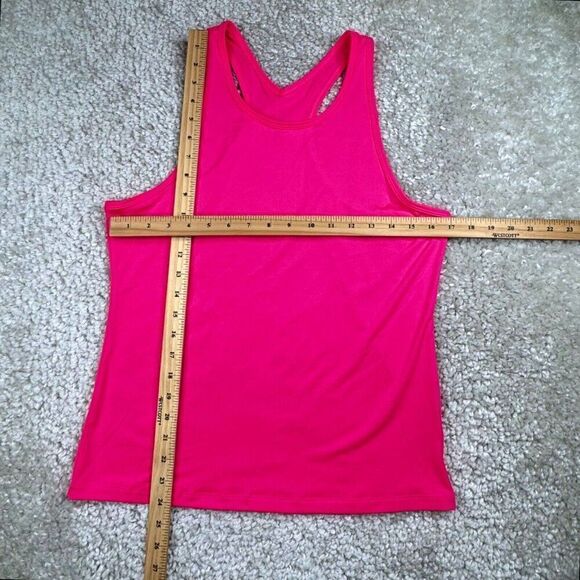Zyia Classic Racerback Tank Slim Fit Hot Pink - Picture 7 of 10